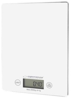 Esperanza EKS002W Küchenwaage Weiß Arbeitsfläche Rechteck Elektronische Küchenwaage