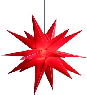 Stern 18 Zacken rot 55 cm