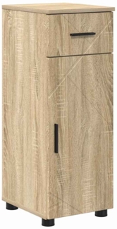 vidaXL Badezimmer Schrank Sonoma-Eiche 30 x 35 x 80 cm Holzwerkstoff 883326