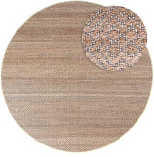 Morgenland Sisalteppich - Cosmo - rund - 150 x 150 - Braun