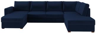 Ecksofa Wilma (Farbe: Magic Velvet 2216, Seite: Rechts)