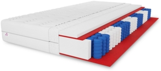 Taschenfederkernmatratze 7 ZONEN Lambada, Härtegrad H3, MARPUR, 15 cm hoch