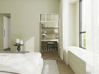 Vente-unique - Atelier-Oberlicht - thermolackiertes Aluminium - Weiß - 93 x 40 cm - BAYVIEW