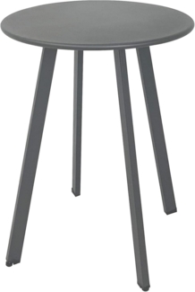 Fokebel Outdoor Beistelltisch Metall Stahl Wasserfest Grau