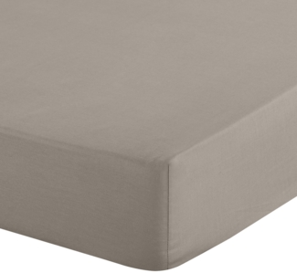 Betttuch SOFT silber 180x200 30CM 90