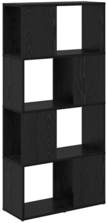 vidaXL Unterhaltungszentrum Schwarz 60 x 24 x 124 cm Holzwerkstoff 875196