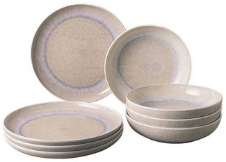 like. by Villeroy & Boch Perlemor Sand Tafel-Set für 4 Personen / 8 Teile