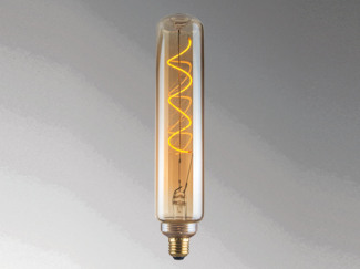 E27 Filament LED Kolben 30cm Bernstein - 4 Watt, 220 Lumen - Deko Glühlampe