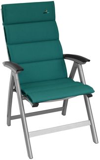 elGiga Hochlehner-Auflage Alutex Petrol / Grün 123 x 50 x 3 cm