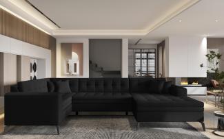 Wohnideebilder Montez Schwarz Ecksofas & Eckcouches CO-MON-RT-10FL