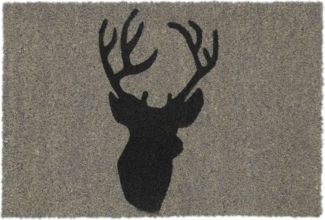 Kokos Fußmatte mit Hirsch 10039044