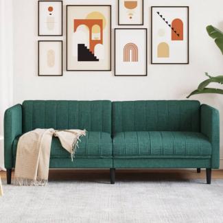 vidaXL Sofa 3-Sitzer , Dunkelgrün