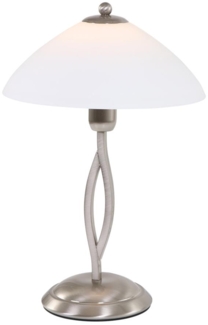 Steinhauer Tischleuchte Capri 6842ST Stahl