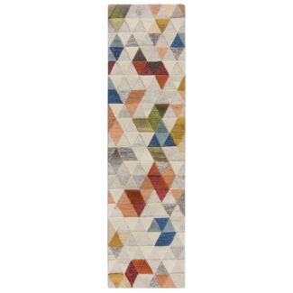 Kadima Design Moderner Teppich in Lebendigen Farben, mit Rutschfestem Rücken "Esk Leo". 60x230 cm