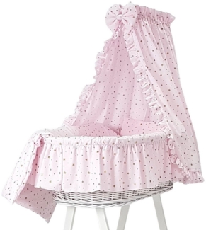 Babymajawelt Babybettbezug Ersatz Bett Set für Stubenwagen ver. Designs, Stoff Ausstattung, (5 St), Limited, Luftig Leicht, Allergiker geeignet, Fabelhaft - Made in EU