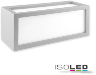 ISOLED Wandleuchte BOX-II 1xE27, IP54, weiß, exkl. Leuchtmittel