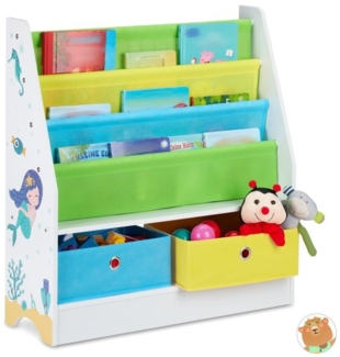 Kinderregal mit 2 Boxen & 3 Hängefächern