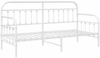 vidaXL Tagesbett Weiß 80x200 cm Stahl 42002643