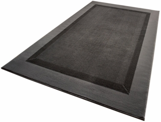 Design Velours Teppich Band Grau 160x230 cm