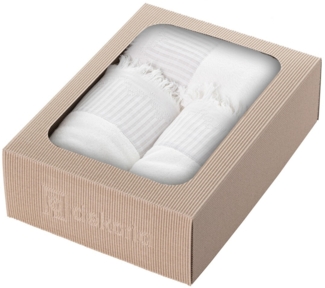 Dekoria Handtuch-Set Trevor 3 Stck. white grey