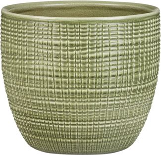 Scheurich Übertopf Serie 866 Ø 16 x 14 cm kaki