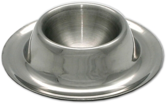 Eierbecher rund Edelstahl 8 cm