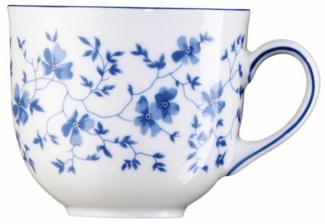 Kaffee-Obertasse Form 1382 Blaublüten Arzberg Kaffeetasse - Mikrowelle geeignet, Spülmaschinenfest