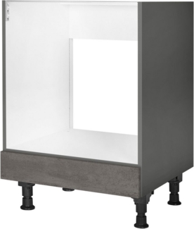 nobilia® Herdumbauschrank "Riva", vormontiert, mit höhenverstellbaren Sockelfüßen, mit Backofenschublade, Breite 60 cm