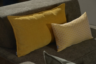 H.O.C.K. Dekokissen Lucky, Sofakissen inkl. Füllung, 70x40cm, einfarbig, creme ecru, Dekokissen