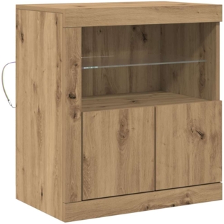vidaXL Sideboard Braun 60,5 x 37 x 67 cm Holzwerkstoff 863013