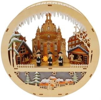 HTI-Living Schwibbogen LED Weihnachtsdeko Dresden Sternsinger (1-tlg), Leuchtdeko Fensterdeko