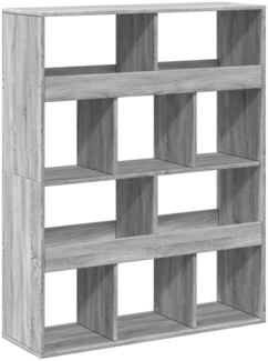 vidaXL Raumteiler Grau Sonoma 100x33x125,5 cm Holzwerkstoff 3309524