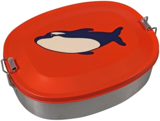 Brotdose Lunchbox Brotbox Kinder Edelstahl Motiv Tiere The Zoo Walfisch