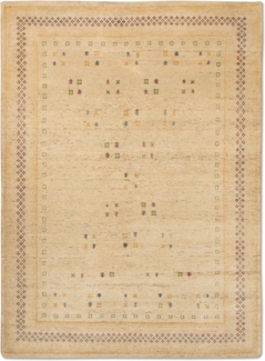 Morgenland Gabbeh Teppich - Loribaft Indus - Croco - rechteckig - 240x170 - Natur