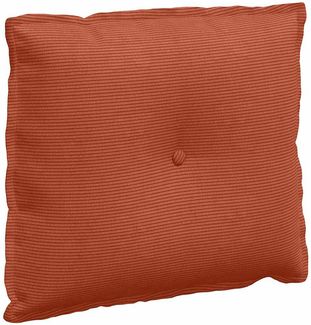 vidaXL Rückenkissen Rot-Orange 60 x 50 cm Cordstoff 42014700