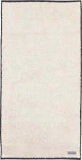 Möve Handtücher Eden Melange mit Biesenbordüre, 90% Baumwolle, 10% Leinen (1-St)