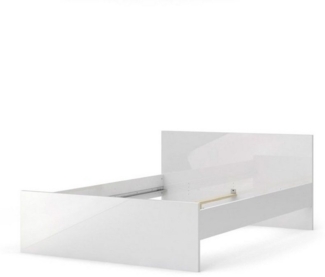 Doppelbett NADA Bettgestell Ehebett Bett Schlafzimmer 140x200 weiß hochglanz