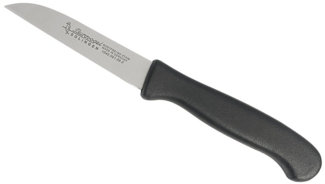 Burgvogel Gemüsemesser Kunststoffgriff Schwarz Küchenmesser 8 cm
