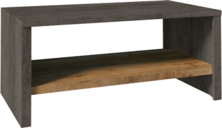 Couchtisch Montana Wohnzimmertisch 120x60cm eiche lefkas grau grifflos