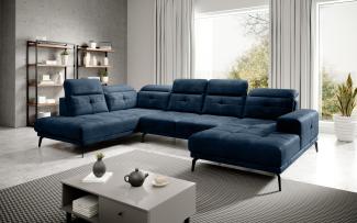 Wohnideebilder Bretan Dunkelblau Ecksofas & Eckcouches CO-BRE-LT-40NU