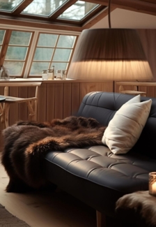 Lammfell Espresso Größe: 90-100