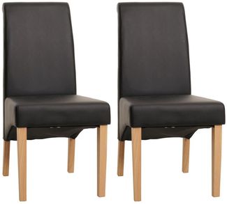 MCW Esszimmerstuhl Cesena-2 (Set, 2 St), 2er-Set, Abgerundete Ecken und Kanten, Bequeme Sitzpolsterung