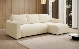 storez24 Ecksofa Tally, mit Bettkasten und Schlaffunktion, L-Form, bequem