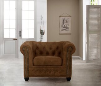 Home affaire Chesterfield-Sessel Rysum Sessel, passend zur Serie "Rysum" B/T/H: 94/86/72 cm