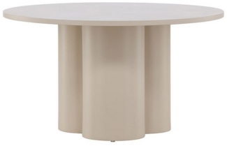 ebuy24 Couchtisch Olivia Couchtisch Ø80cm beige.