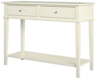 loft24 Konsolentisch Franklin, Ablagetisch mit 2 Schubladen, Landhaus, Breite 104 cm