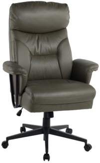 Chefsessel Tamaro / Tiago XXL, Metall, Mikrofaser, Grün, 77 x 124 x 77 cm