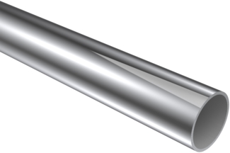 Rundrohr 180 cm, 20 mm Ø Chrom