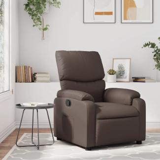 vidaXL Relaxsessel Braun Kunstleder 373436