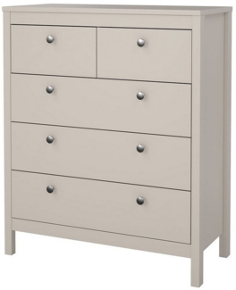 ebuy24 Kommode Madrid Kommode 5 Schubladen Cashmere.